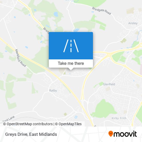 Greys Drive map