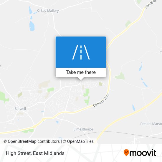 High Street map