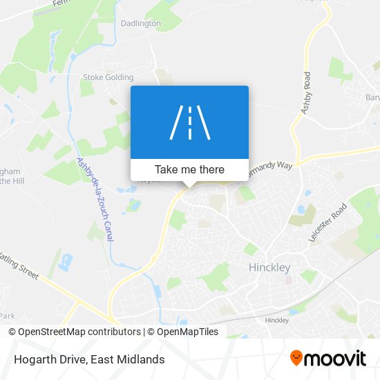 Hogarth Drive map