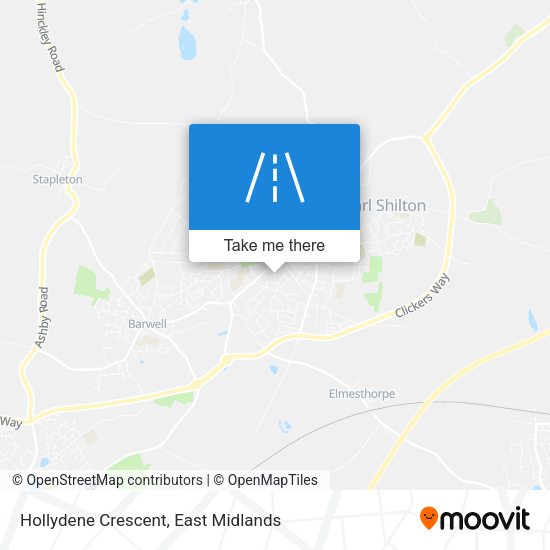 Hollydene Crescent map