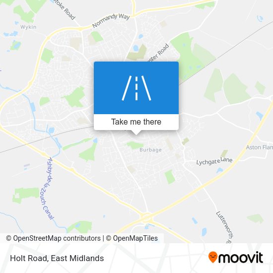 Holt Road map