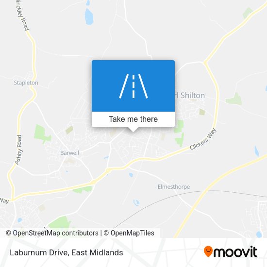 Laburnum Drive map