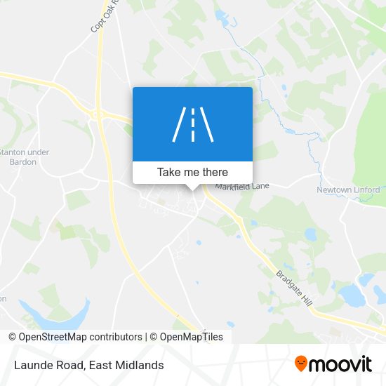 Launde Road map