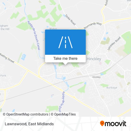 Lawnswood map