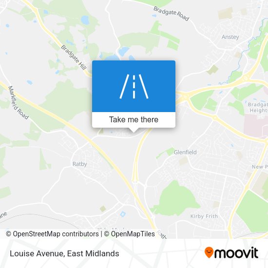 Louise Avenue map