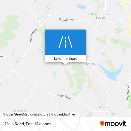 Main Road map