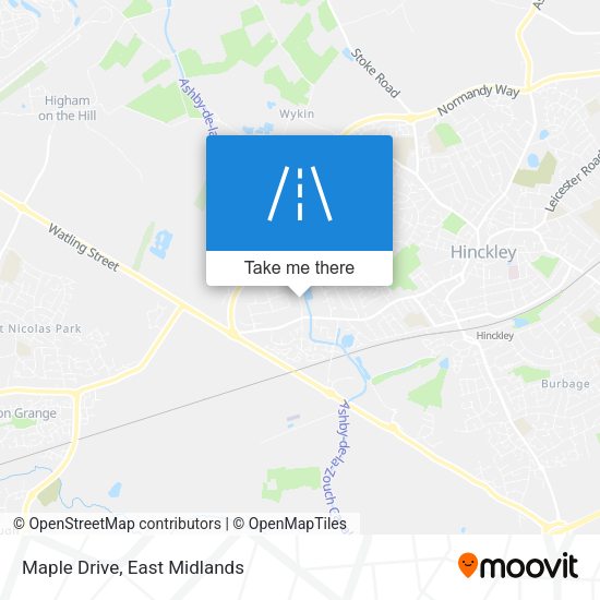 Maple Drive map