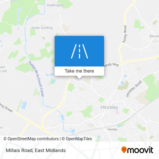 Millais Road map