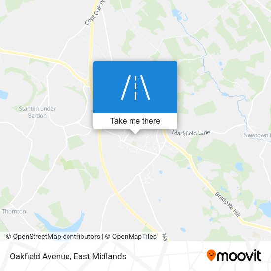 Oakfield Avenue map