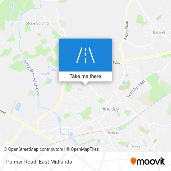 Palmer Road map