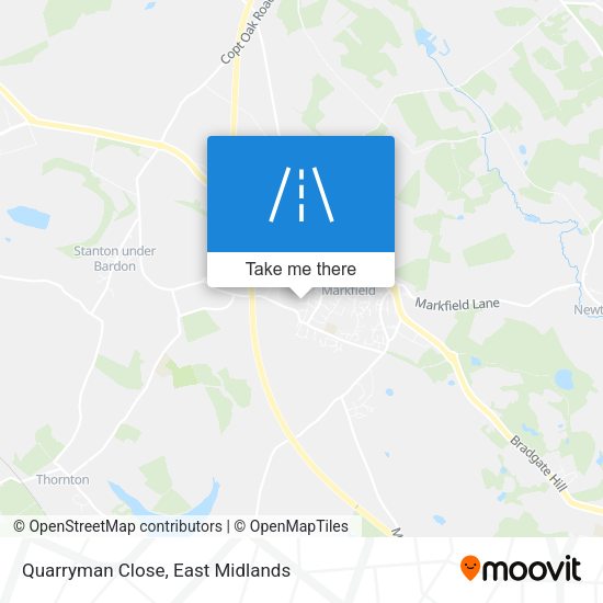 Quarryman Close map