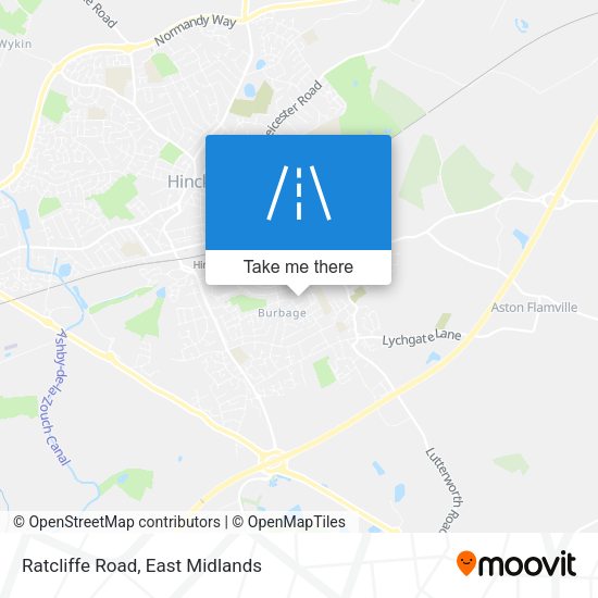 Ratcliffe Road map