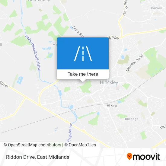 Riddon Drive map