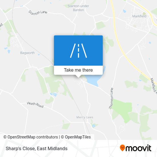 Sharp's Close map