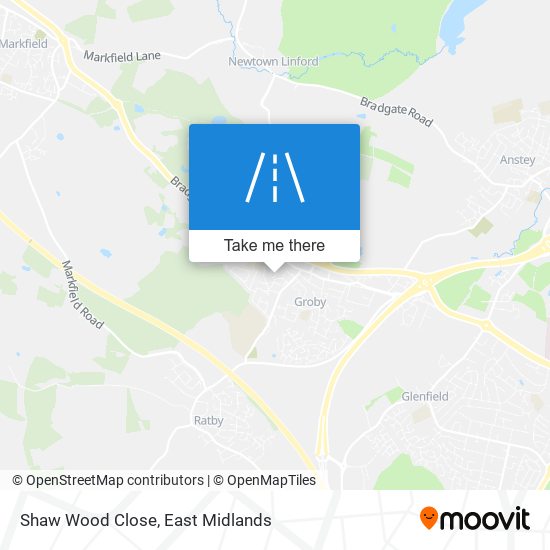 Shaw Wood Close map