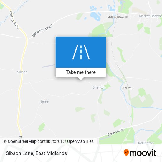 Sibson Lane map