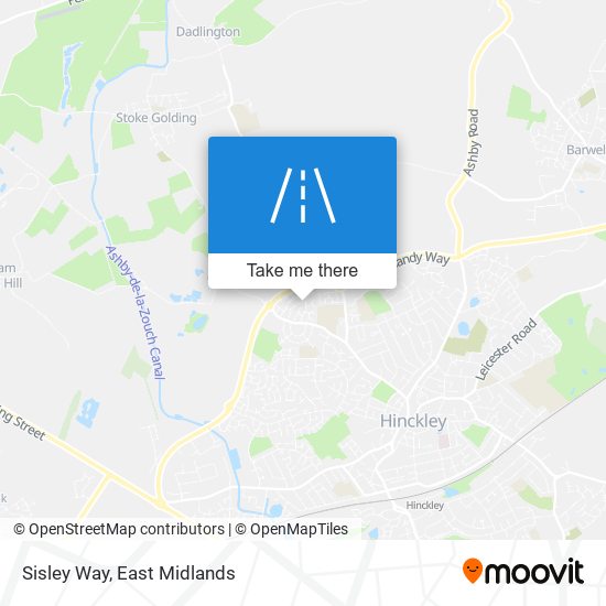 Sisley Way map