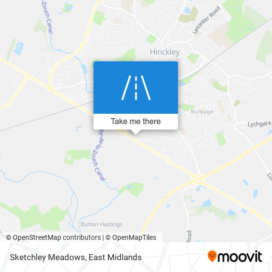 Sketchley Meadows map