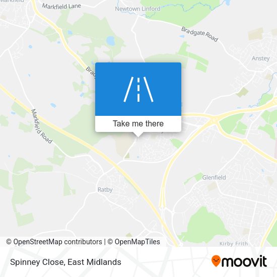 Spinney Close map