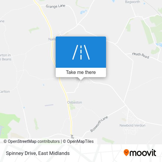 Spinney Drive map