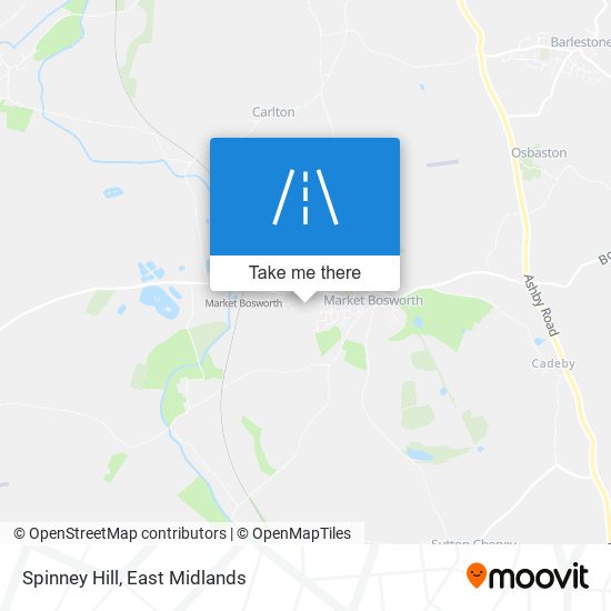 Spinney Hill map