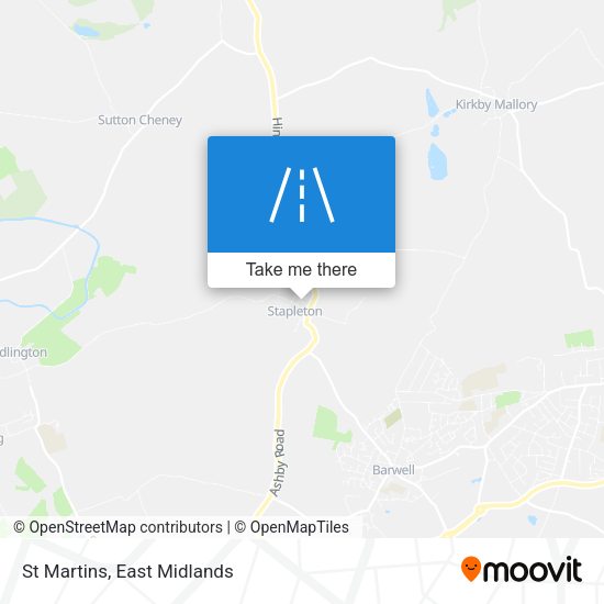 St Martins map