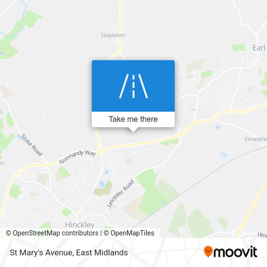 St Mary's Avenue map