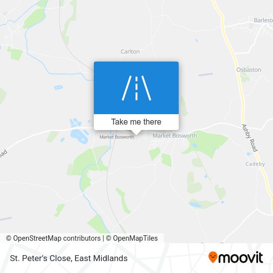 St. Peter's Close map
