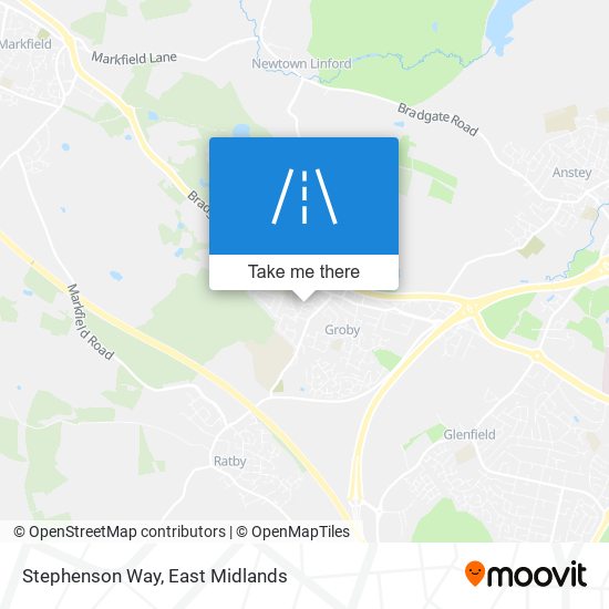 Stephenson Way map