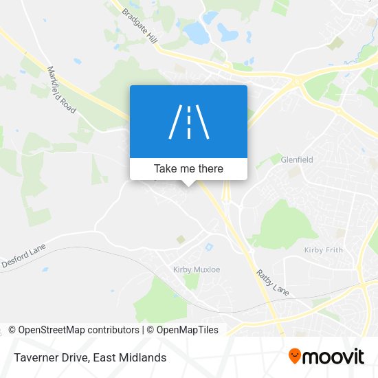 Taverner Drive map