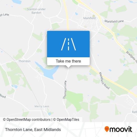 Thornton Lane map