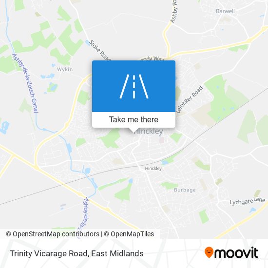 Trinity Vicarage Road map