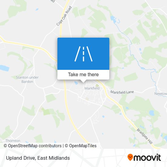 Upland Drive map