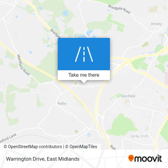 Warrington Drive map