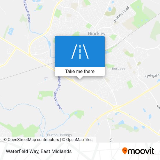 Waterfield Way map
