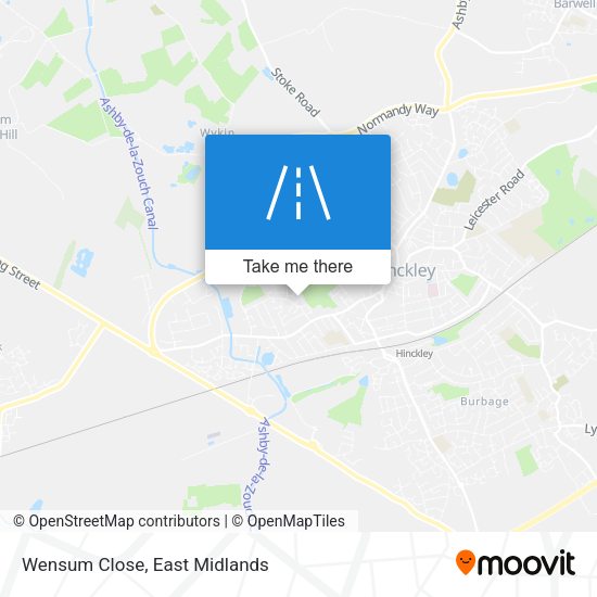 Wensum Close map