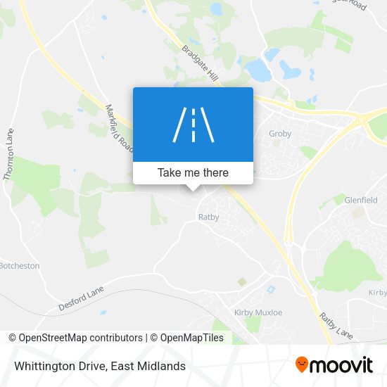Whittington Drive map