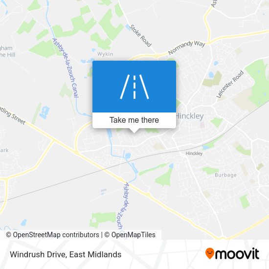 Windrush Drive map