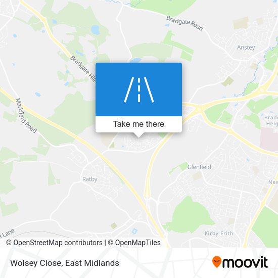 Wolsey Close map