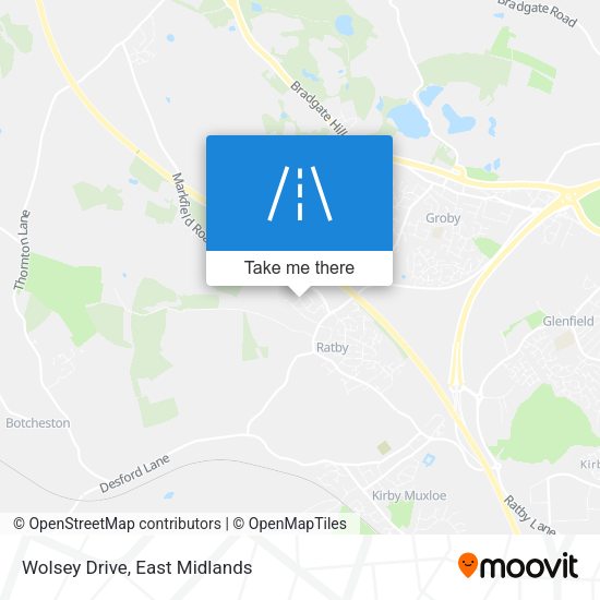 Wolsey Drive map