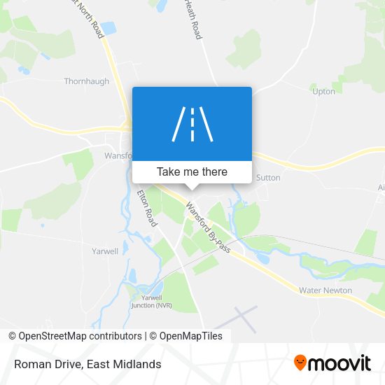 Roman Drive map