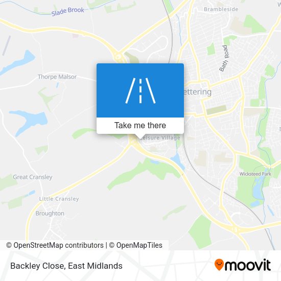 Backley Close map