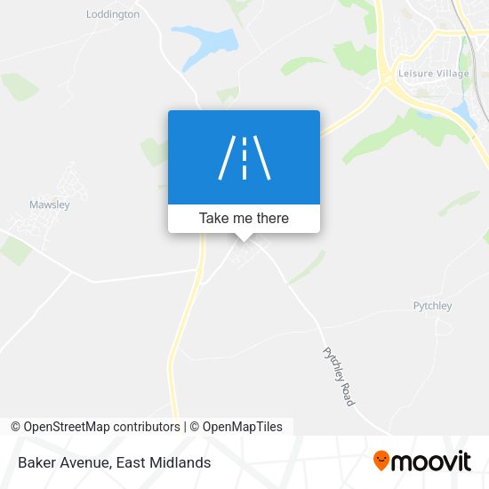 Baker Avenue map