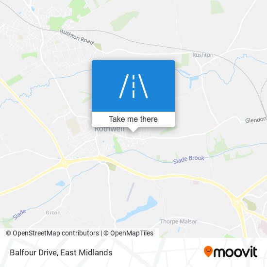 Balfour Drive map