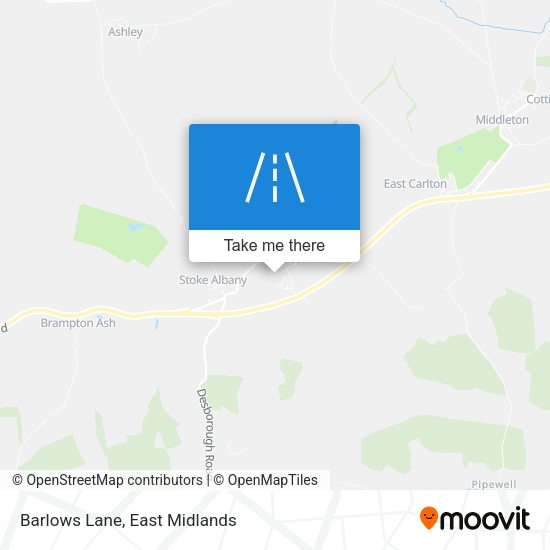 Barlows Lane map
