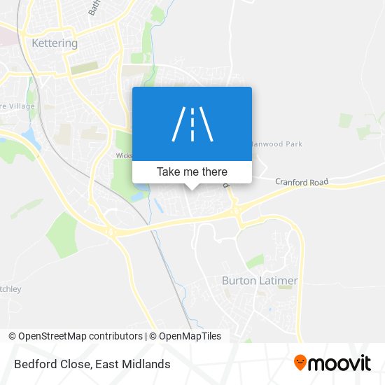 Bedford Close map