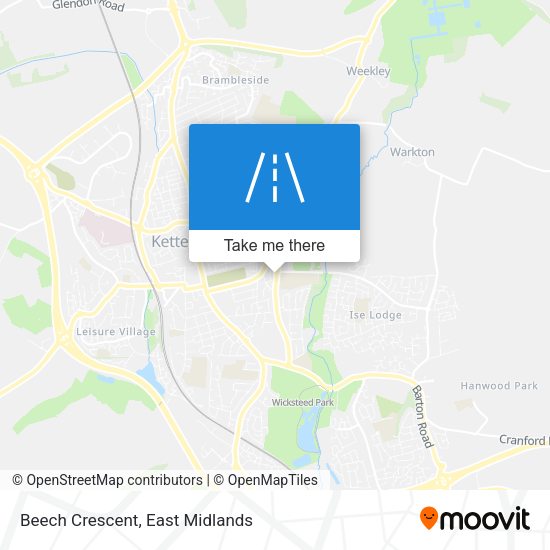 Beech Crescent map