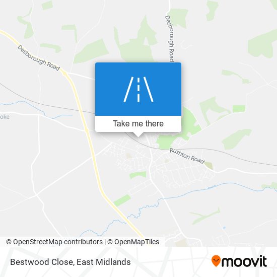 Bestwood Close map