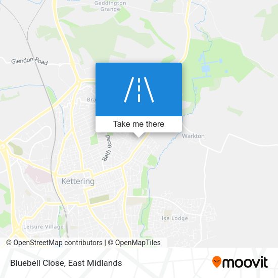 Bluebell Close map