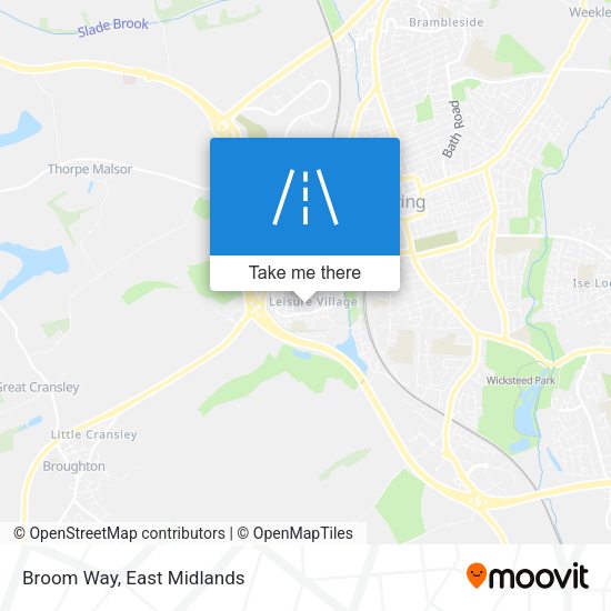 Broom Way map